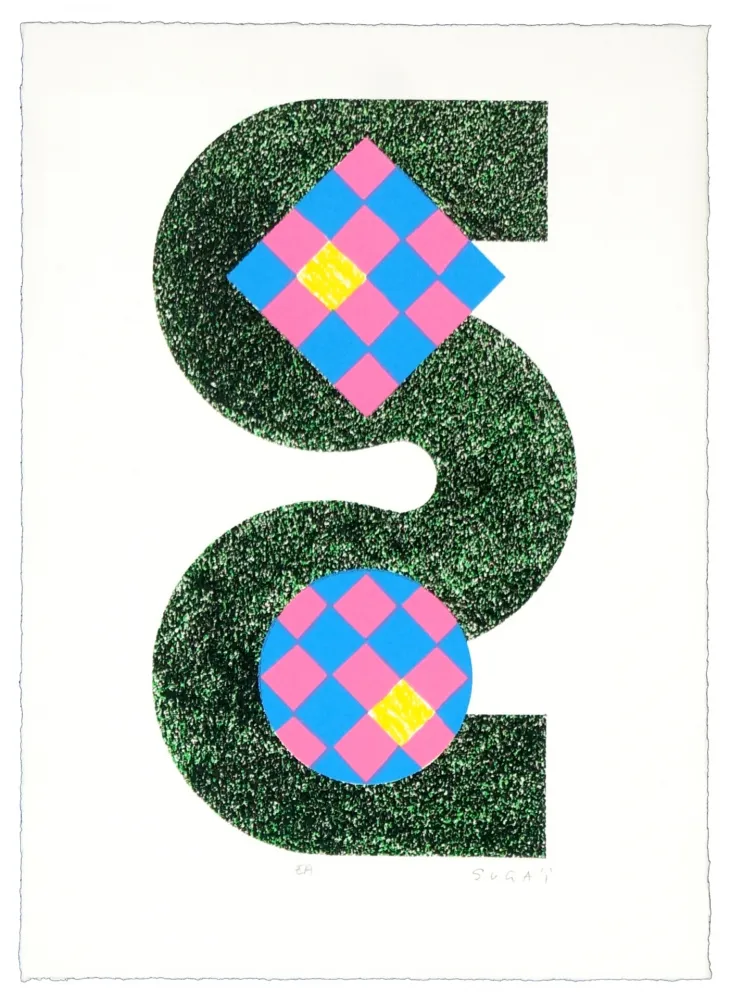 Литография Sugai - Sans titre 