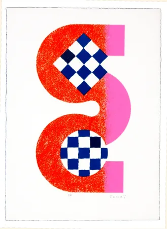 Литография Sugai - Sans titre 