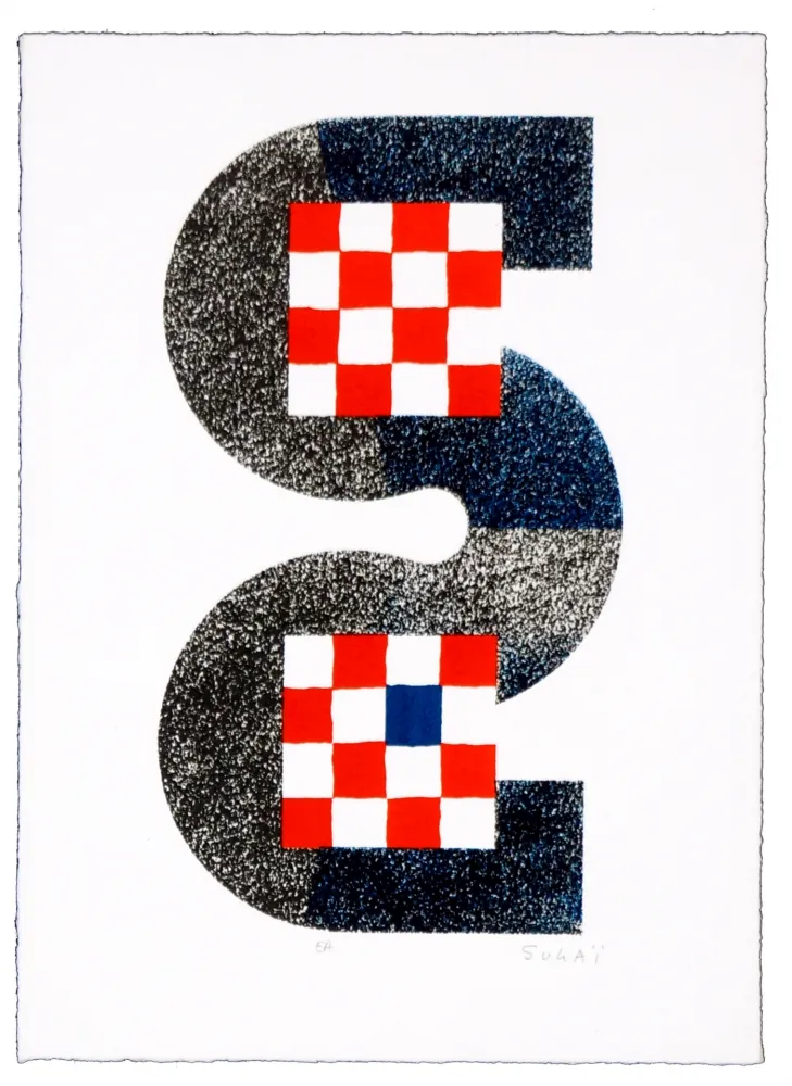 Литография Sugai - Sans titre