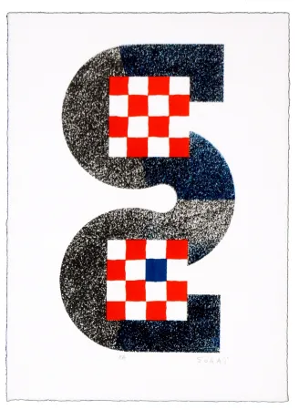 Литография Sugai - Sans titre