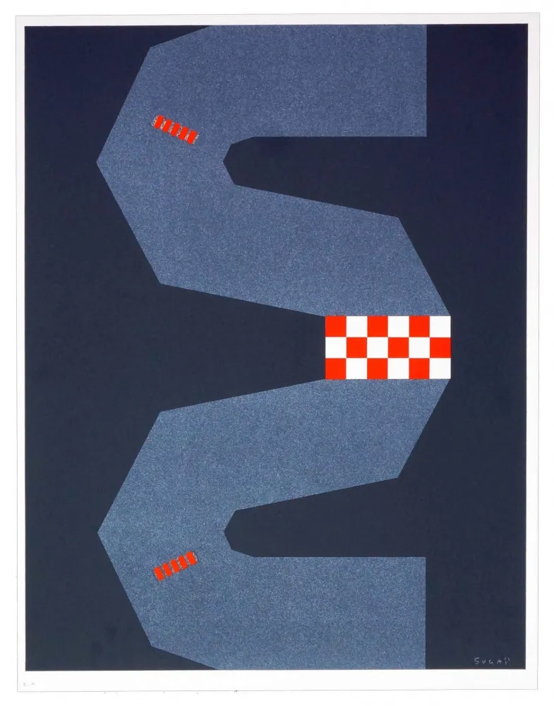 Литография Sugai - Sans Titre