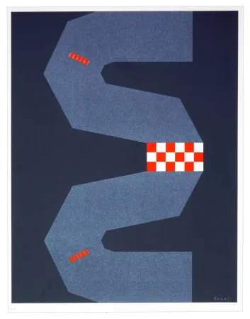 Литография Sugai - Sans Titre