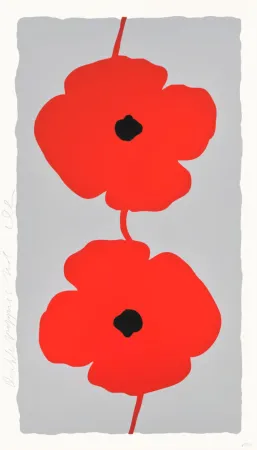 Многоэкземплярное Произведение Sultan - Double Poppies Red
