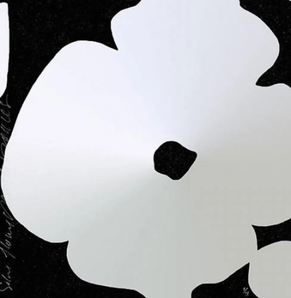 Сериграфия Sultan - Silver Flowers