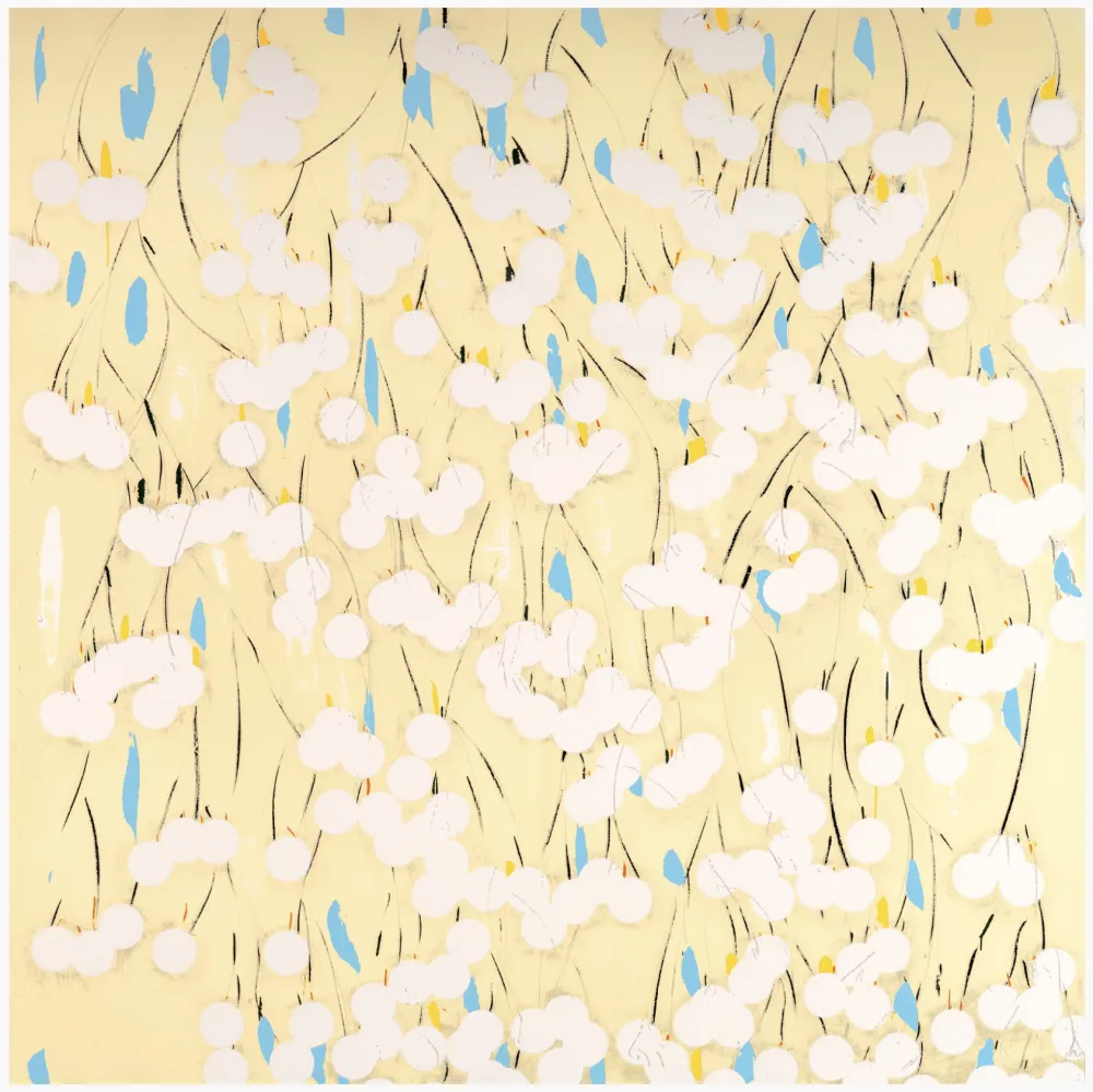 Сериграфия Sultan - White Mimosa