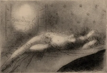 Гравюра На Дереве Survage - Composition surréaliste (A), 1933