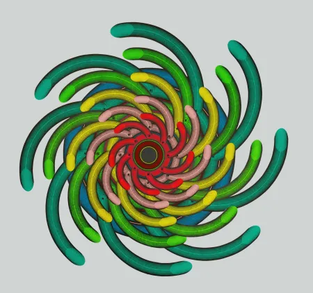 Сериграфия Sutej - Krug u boji