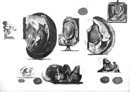 Литография Sutherland - Planches d'études