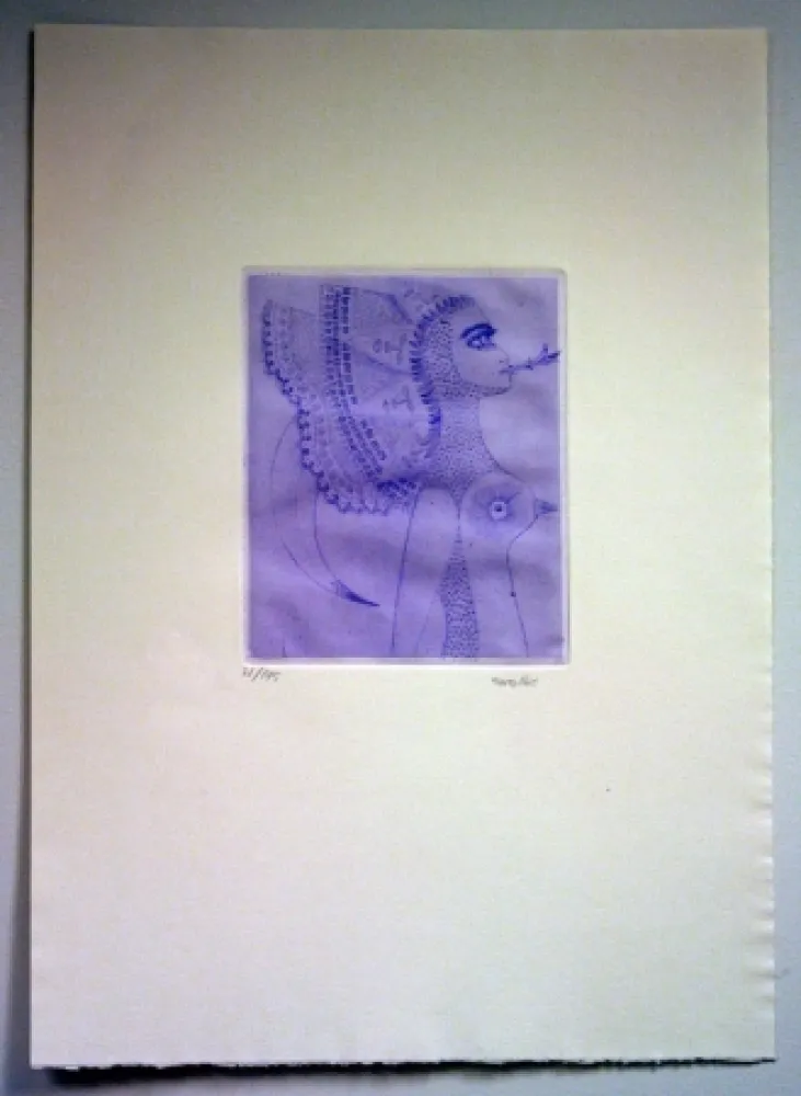 Гравюра Svanberg - Dromkvinnans kyss