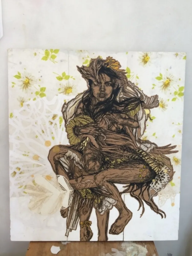 Сериграфия Swoon - Monica