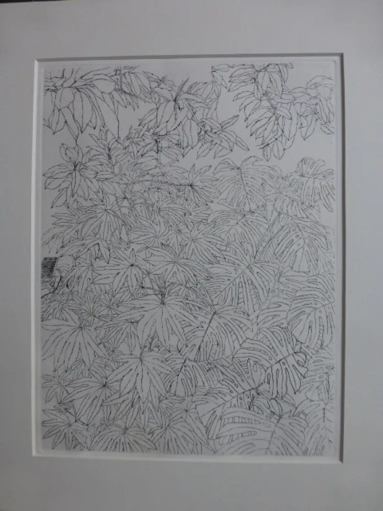 Офорт Szafran - Feuillages ,1977