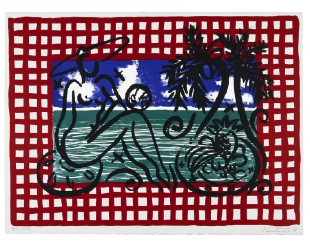 Литография Szczesny - Bathers on Mustique