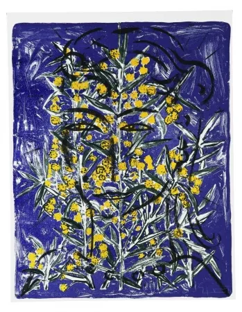 Сериграфия Szczesny - Eva with Mimosa