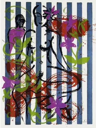 Сериграфия Szczesny - Nude in Jericho Garden