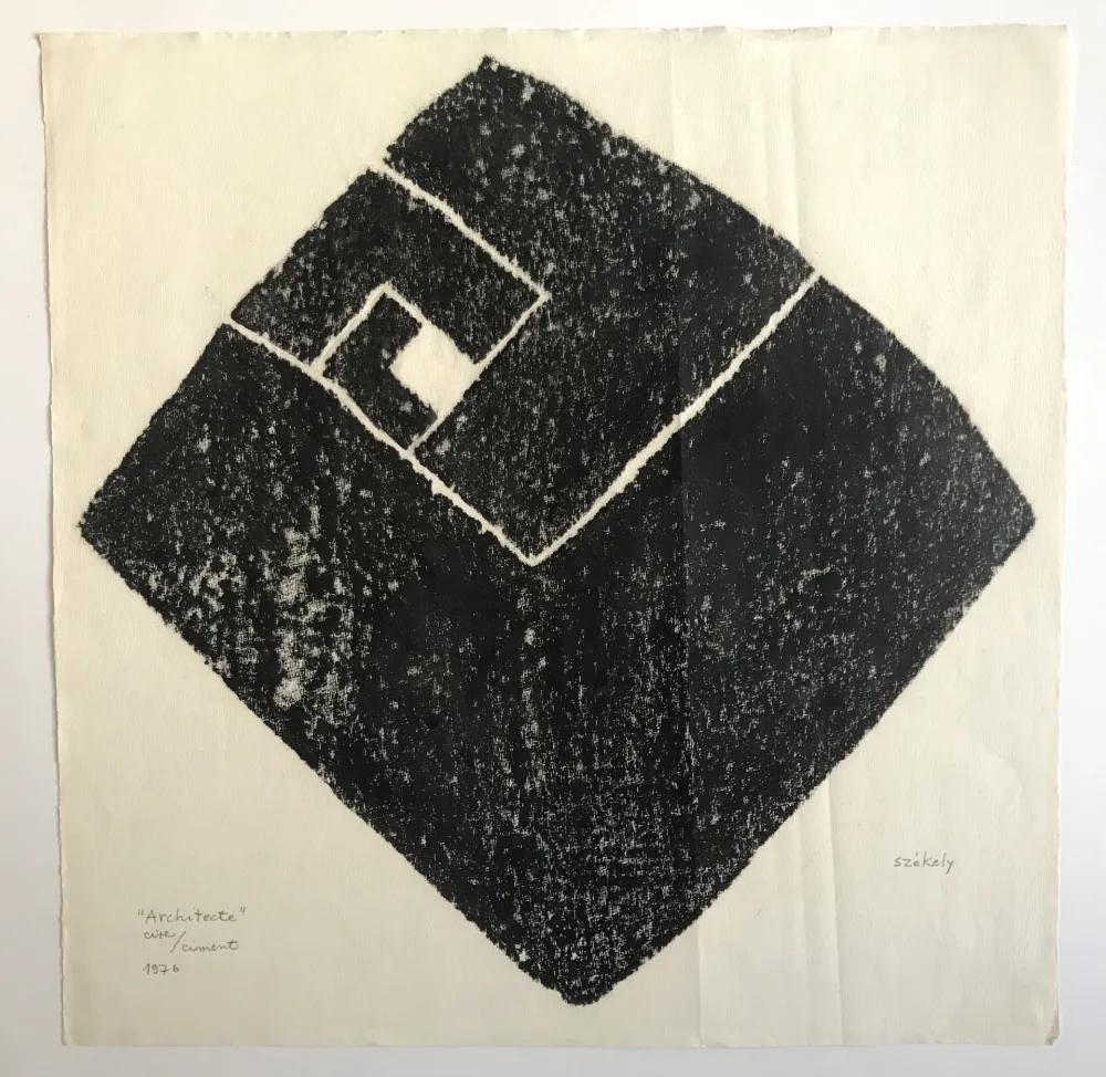 Гравюра Székely - Architecte