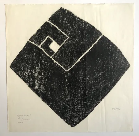 Гравюра Székely - Architecte