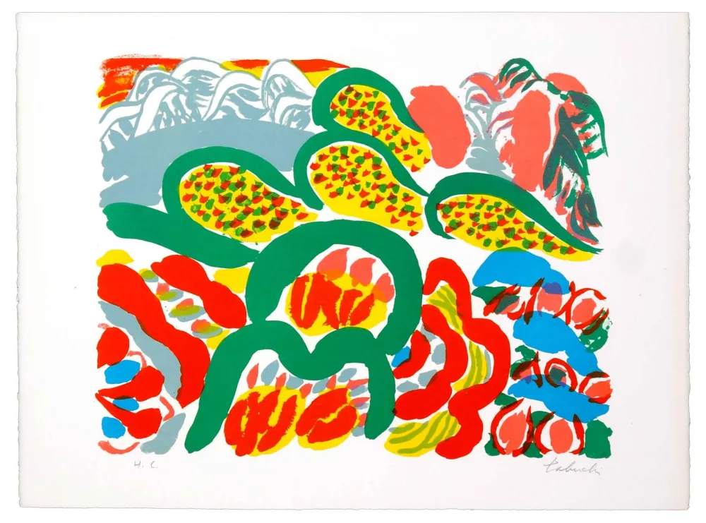 Литография Tabuchi - Au Loin De La Mer