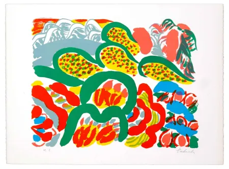 Литография Tabuchi - Au Loin De La Mer