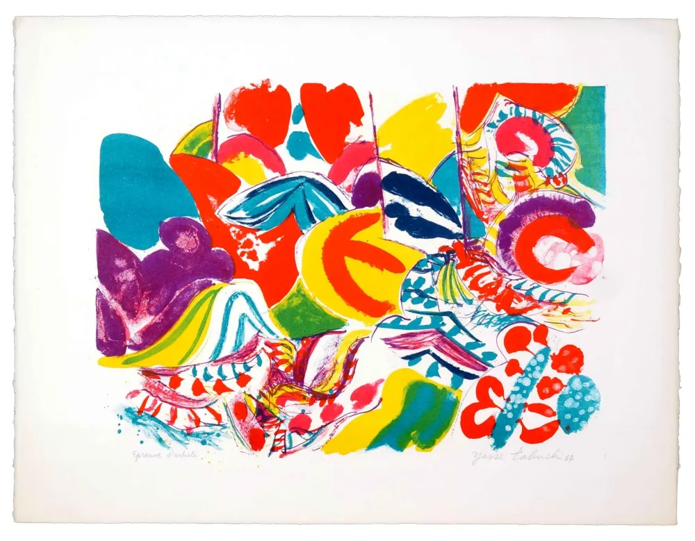 Литография Tabuchi - Sans titre