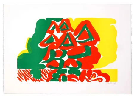 Литография Tabuchi - Sans Titre