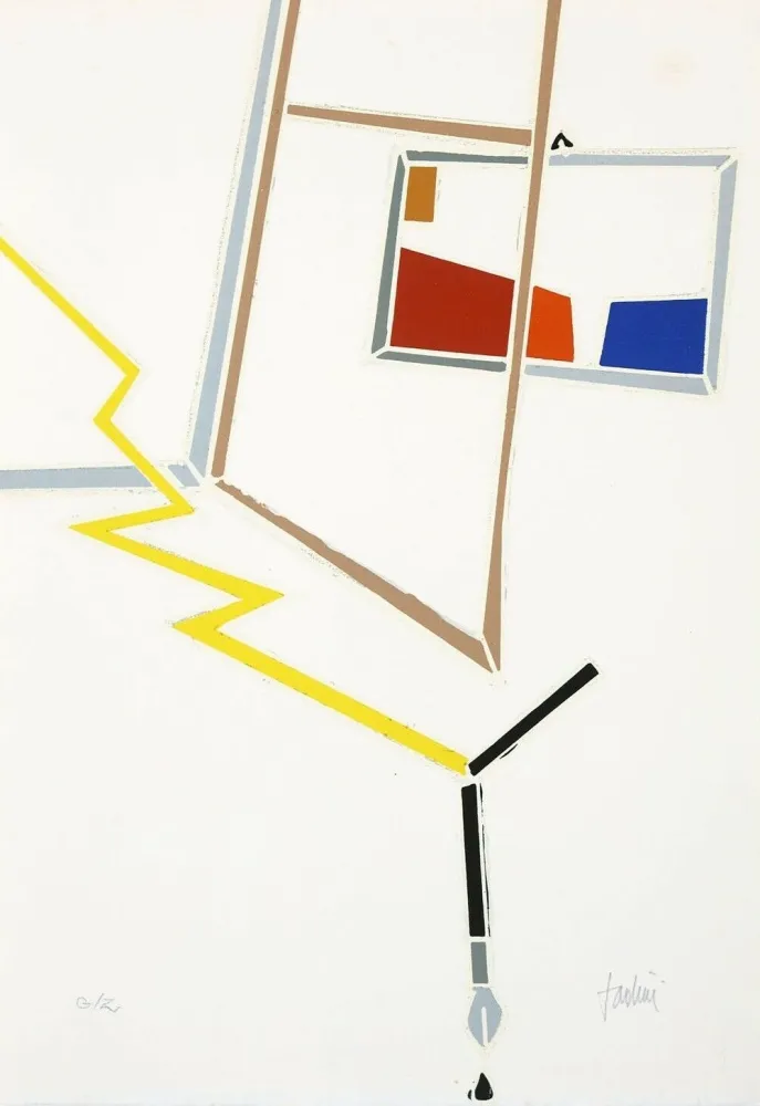 Сериграфия Tadini - La macchina delicata