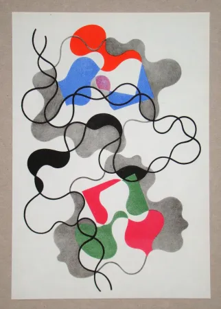 Фототипия Taeuber-Arp - Lignes d'été, 1942
