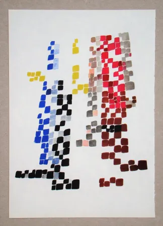 Фототипия Taeuber-Arp - Taches quadrangulaires, 1920