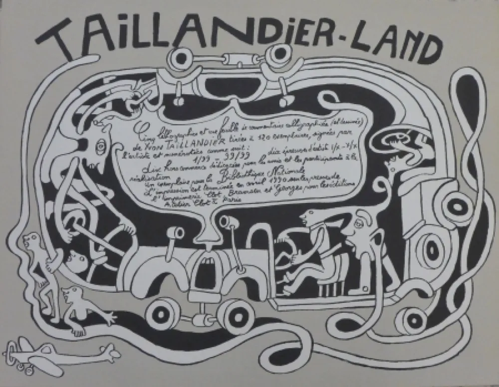 Литография Taillandier - Taillendier Land