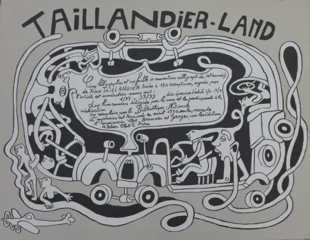 Литография Taillandier - Taillendier Land
