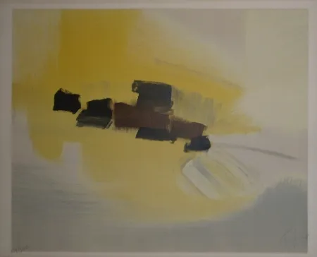 Литография Tal Coat - Dans les champs