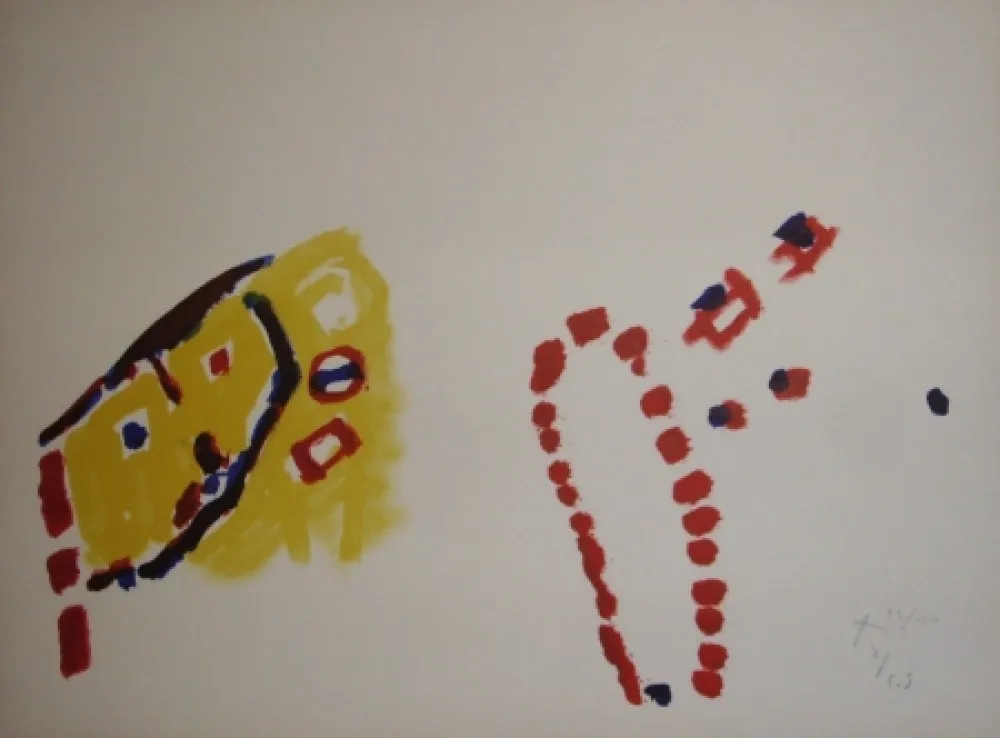 Литография Tal Coat - En grimpant