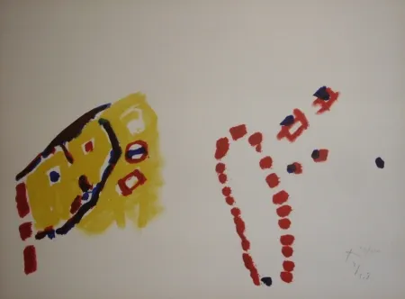 Литография Tal Coat - En grimpant