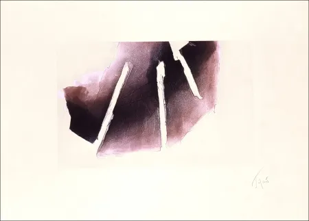 Офорт Tal Coat - Et vient la nuit