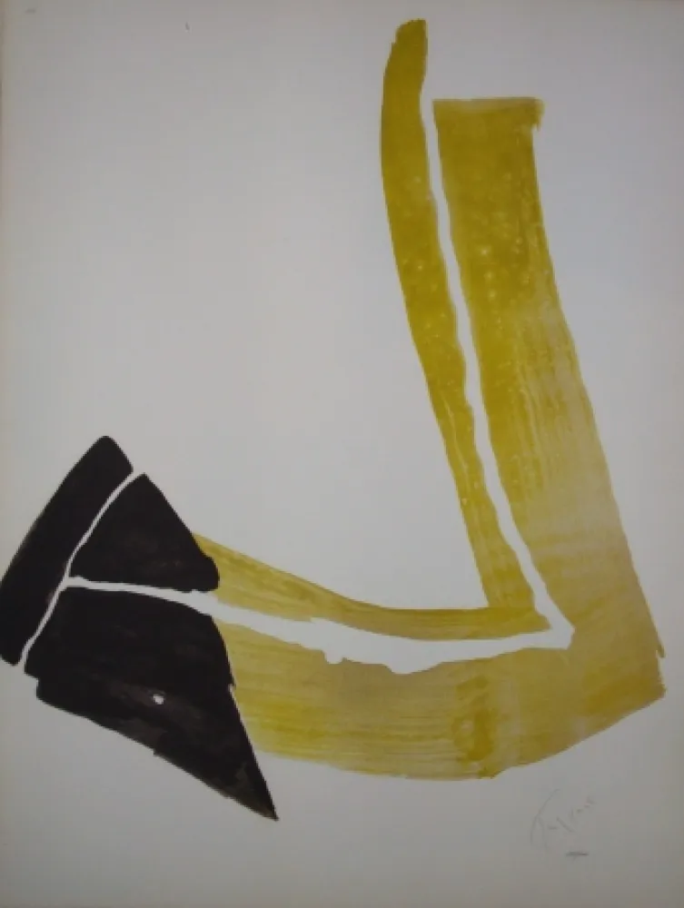 Литография Tal Coat - Penchée