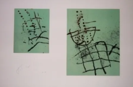 Офорт И Аквитанта Tal Coat - Piège