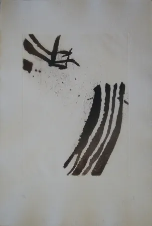 Офорт И Аквитанта Tal Coat - Planche de l'almanach