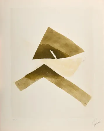 Акватинта Tal Coat - Se rejoignant. 1980