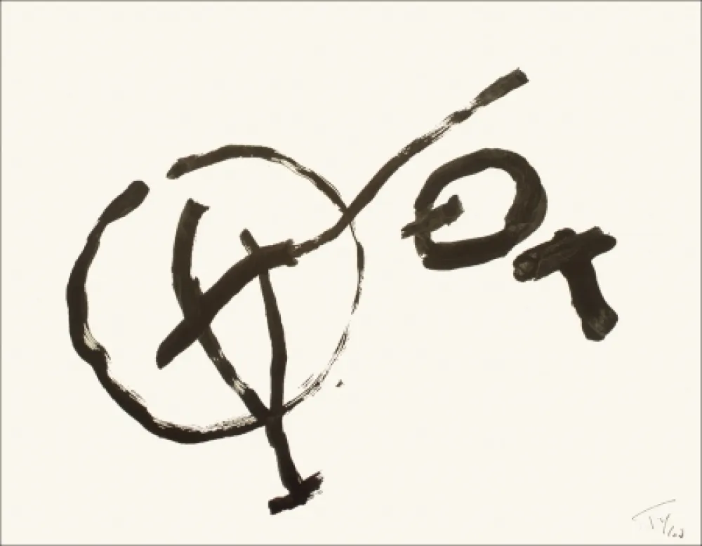 Литография Tal Coat - Solitude dans la plaine