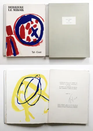 Иллюстрированная Книга Tal Coat - TAL COAT. DERRIÈRE LE MIROIR N° 131. Mai 1962. TIRAGE DE LUXE SIGNÉ.