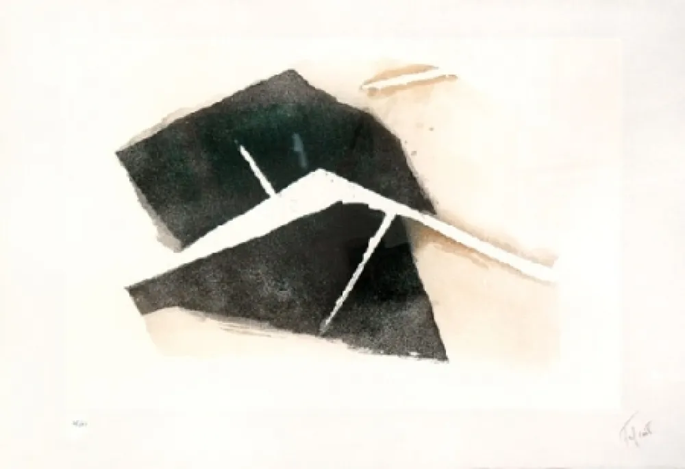 Офорт И Аквитанта Tal Coat - Terres abreuvées