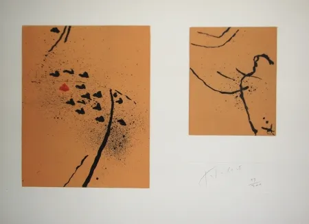 Офорт И Аквитанта Tal Coat - Traces