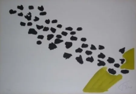 Литография Tal Coat - VOL D'OISEAUX II