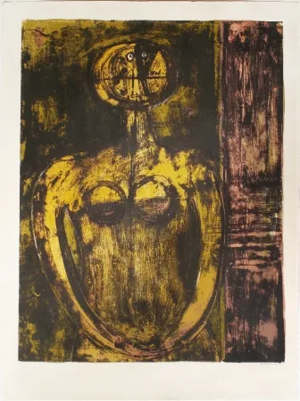 Литография Tamayo - Desnudo en Naranja