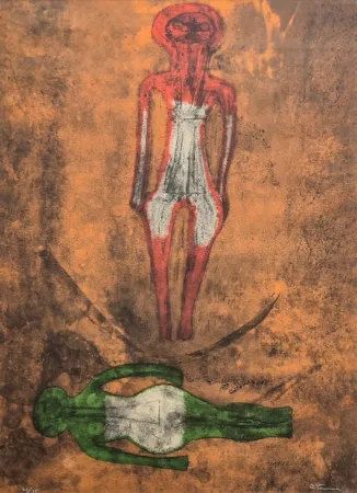 Литография Tamayo - Dos Figuras