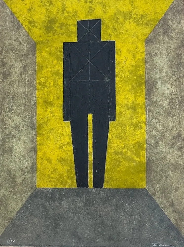 Офорт Tamayo - Figura en negro