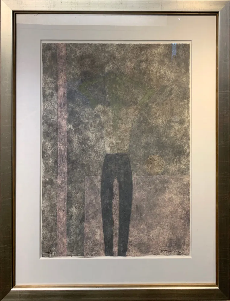 Гравюра Tamayo - Hombre con brazos sobre la cabeza