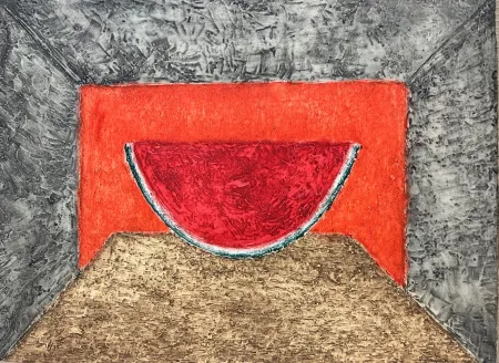 Офорт Tamayo - Interior con sandia