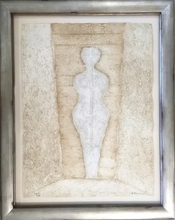 Гравюра Tamayo - Mujer en Blanco - Woman in White (Pereda 174)