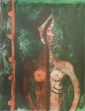 Литография Tamayo - Torse de jeune fille (1969)