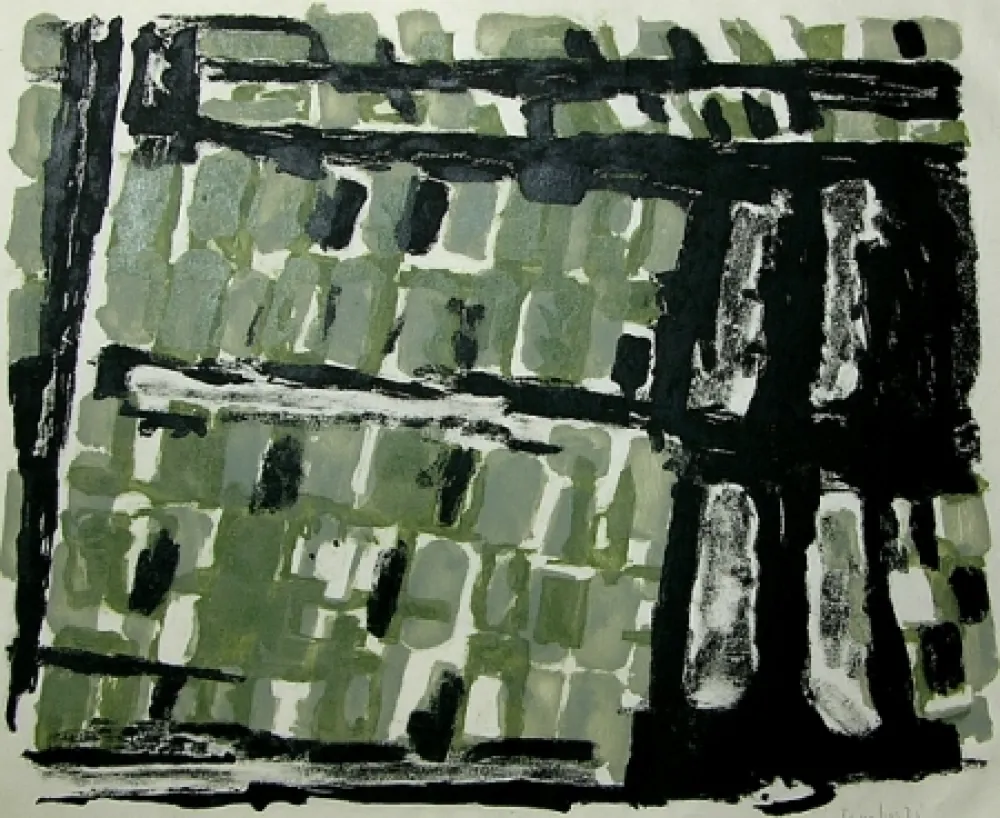 Литография Tamburi - I tetti